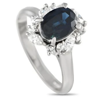 [二手商品] Non Branded | LB Exclusive Platinum 0.35ct Diamond and Sapphire Ring MF25-021324,�商家Premium Outlets,价格¥6779