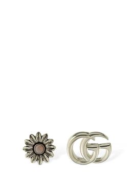 Gucci | Double G Flower Mother Of Pearl Earrings商品图片,