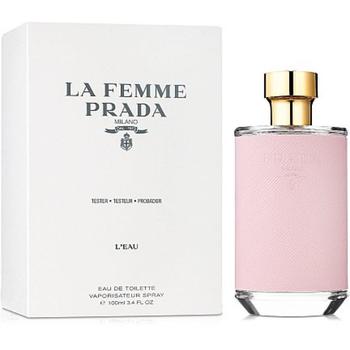 Prada | Ladies La Femme L'Eau EDT Spray 3.4 oz (Tester) Fragrances 8435137765188商品图片,3.5折