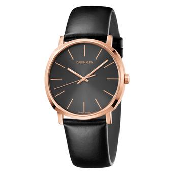 ck手表男是什么牌子, Calvin Klein | Calvin Klein Men's K8Q316C3 Posh 40mm Grey Dial Leather Watch商品图片 2.3折