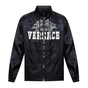 Versace | VERSACE 男士黑色尼龙夹克 A84360-A232567-A4008商品图片,满$100享9.5折, 满折