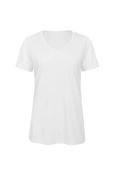 PRIVATE WHITE V.C., B&C | B&C Womens/Ladies Favorite Cotton Triblend V-Neck T-Shirt (White)商品图片 9.6折