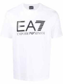 Emporio Armani | EMPORIO ARMANI 男士白色棉质字母logo印花圆领短袖T恤 3LPT54-PJ02Z-1100商品图片,满$100享9.5折, 满折