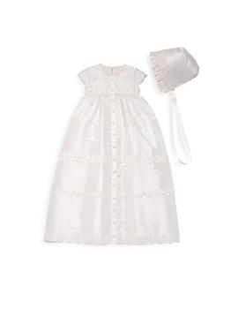 商品Baby Girl's Organza, Lace & Silk Dress & Hat图片