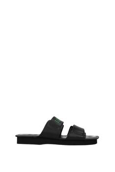 商品Loewe | Slippers and clogs Leather Black,商家Wanan Luxury,价格¥1606图片