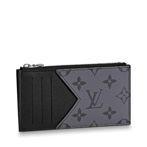 Louis Vuitton | 【预售十天】Louis Vuitton/路易威登 经典款 男士老花帆布配皮银扣拉链开合零钱包卡夹M69533 8.3折, 包邮包税, 独家减免邮费