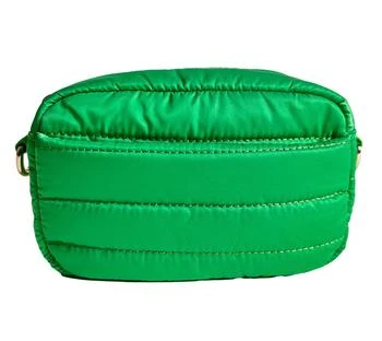 AHDORNED | Ella Quilted Puffy Zip Top Bag In Green,商家Premium Outlets,价格¥342