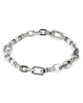 商品Sterling Silver Cultured Freshwater Pearl Classic Chain Bracelet图片