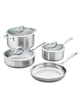 ZWILLING J.A. Henckels | Spirit 3 Ply 7 Piece Stainless Steel Cookware Set,商家Saks Fifth Avenue,价格¥2799