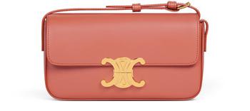 celine腋下包价格, Celine | Triomphe Shoulder Bag In Shiny Calfskin商品图片 