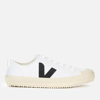 推荐Veja Women's Nova Canvas Low Top Trainers - White/Black商品