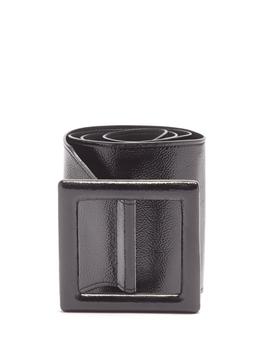 圣罗兰皮带, Yves Saint Laurent | Squared-buckle leather belt商品图片 