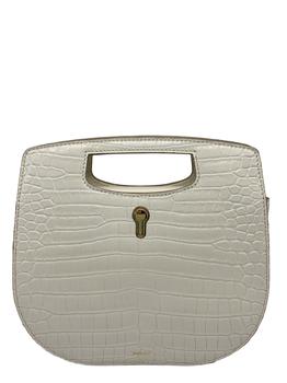 bally 包女包, Bally | NEW Bally Caya Ladies 6232623 Bone Leather Top Handle Bag MSRP商品图片 5.1折, 独家减免邮费