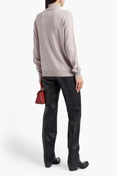 MARKUS LUPFER | Lilly embellished merino wool turtleneck sweater商品图片,5折