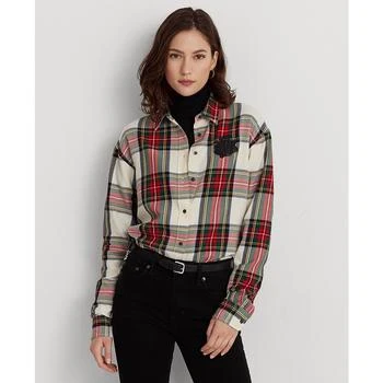 Ralph Lauren | Women's Bullion Checked Plaid Twill Shirt, Regular and Petite 