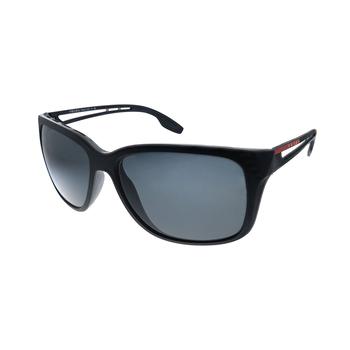 Prada | Prada Linea Rossa  PS 03TS 1BO5S0 59mm Unisex Rectangle Sunglasses商品图片,5.2折