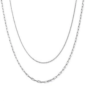 Ana Luisa | 10K  White Gold Layered Necklace,商家Bloomingdale's,价格¥1972