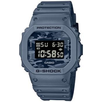 G-Shock | Men's Digital Blue Resin Strap Watch 43mm DW5600CA-2商品图片,