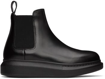 Alexander McQueen | Black Hybrid Chelsea Boots 