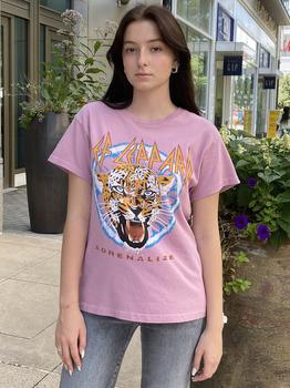 推荐DAYDREAMER Def Leppard Adrenalize Tour Tee In Lotus Flower商品