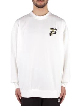 Fila | Fila Logo Printed Sleeved T-Shirt 8.6折, 独家减免邮费