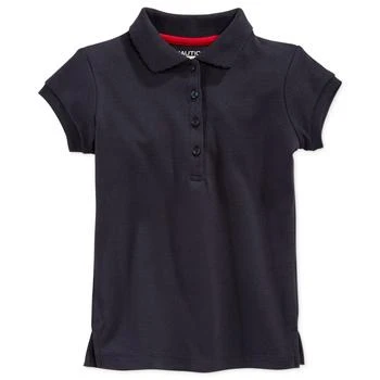 推荐Plus Girls Uniform Short Sleeve Interlock Polo Shirt�商品