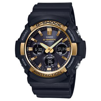 G-Shock | Men's Solar Analog-Digital Black Resin Strap Watch 53mm商品图片,