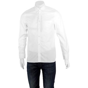 Love Stitch直邮, Burberry | Mens Open-stitch Detail Cotton Oxford Shirt In White商品图片 7折