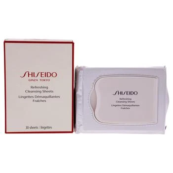 Shiseido | Refreshing Cleansing Sheet by Shiseido for Unisex - 30 Count Wipes,商家Premium Outlets,价格¥197