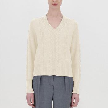 商品Max Mara | APPIA浅褐色V领针织毛衣【香港仓极速发货】,商家Orange Fashion,价格¥1219图片
