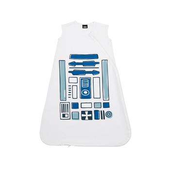 商品Star Wars R2D2 100% Cotton White Droid Wearable Blanket图片