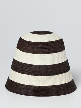 Max Mara | S Max Mara bicolor straw hat商品图片,7折