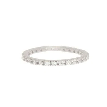 ADORNIA | Adornia  Crystal Eternity Band Ring silver,商家Premium Outlets,价格¥168