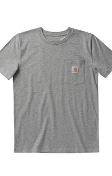 Carhartt | (CA6243) SS Pocket T-Shirt - Charcoal Grey Heather商品图片,5.3折