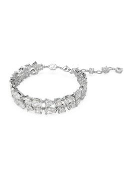 商品Swarovski | Mesmera Rhodium-Plated & Swarovski Crystal Double-Row Bracelet,商家Saks Fifth Avenue,价格¥2643图片