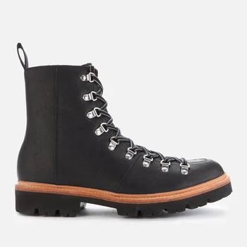 推荐Grenson Men's Brady Leather Hiking Style Boots - Black商品