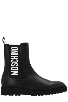Moschino | Moschino Logo Printed Boots商品图片,3.8折