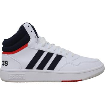 adidas篮球鞋推荐, Adidas | Adidas Hoops 3.0 Mid Cloud White/Legend Ink/Vivid Red  GY5543 Men's商品图片 6.9折
