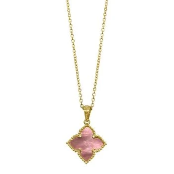 ADORNIA | Adornia Adornia Flower Mother of Pearl Necklace gold pink,商家Premium Outlets,价格¥143