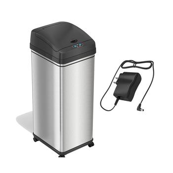 商品iTouchless Housewares & Products, Inc | iTouchless 13 Gal Glide Sensor Trash Can with Wheels and Deodorizer,商家Macy's,价格¥846图片