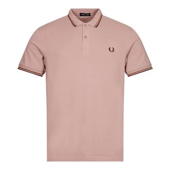 Fred Perry | Fred Perry Twin Tipped Polo Shirt - Dusty Rose Pink 
