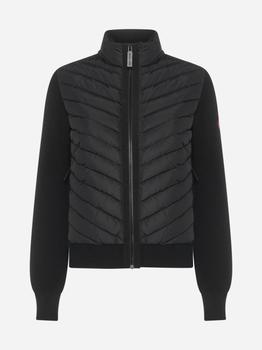 推荐Hybridge wool and quilted nylon jacket商品