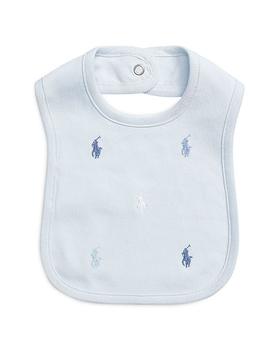 商品Boys' Embroidered Pony Cotton Bib - Baby图片