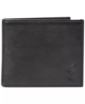 Ralph Lauren | Men's Pebbled Leather Billfold,商家Macy's,价格¥468