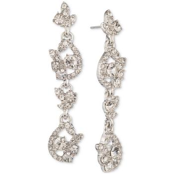 Givenchy | Crystal Cluster Linear Drop Earrings商品图片,