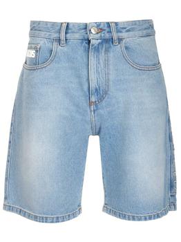 GCDS | GCDS Logo Patch Denim Shorts商品图片,5折起