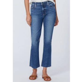 Paige, Paige | Paige Denim Anessa High Rise Cropped Wide Leg Raw Hem Jeans - Blaine商品图片 4.9折