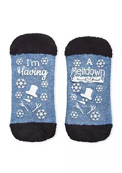推荐Snowman Problems Low Cut Slipper Sock商品