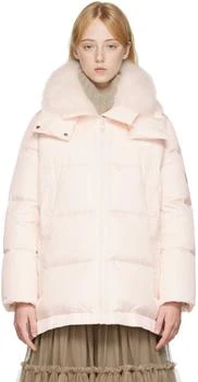 Yves Salomon | Pink Quilted Down Coat 4.1折