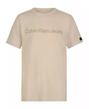 Calvin Klein | Big Boys Emblem Logo Short Sleeve T-Shirt,商家折扣挖宝区,价格¥102